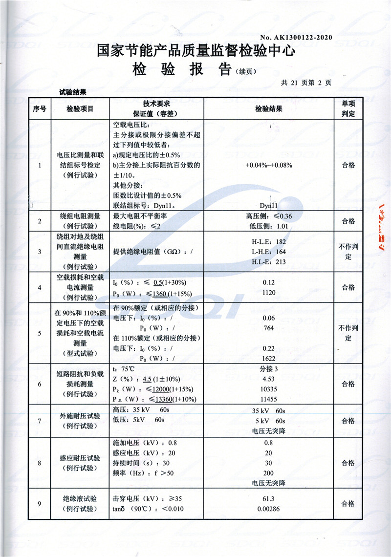 高低压试验报告-S11-1250砀山砀山砀山油浸式变压器-2.jpg